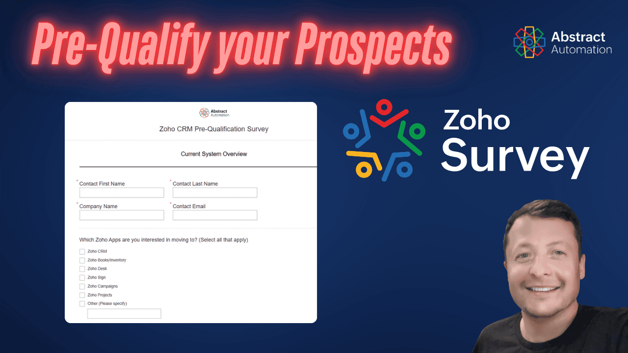 Using Zoho Survey for Smarter Lead Qualification in Zoho CRM